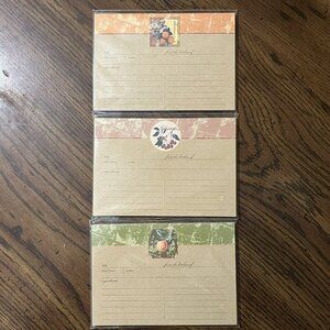 Michaels Blank Fruitful Harvest Fruit Recipe Cards Lot of 3 Packs 54 Total NOS